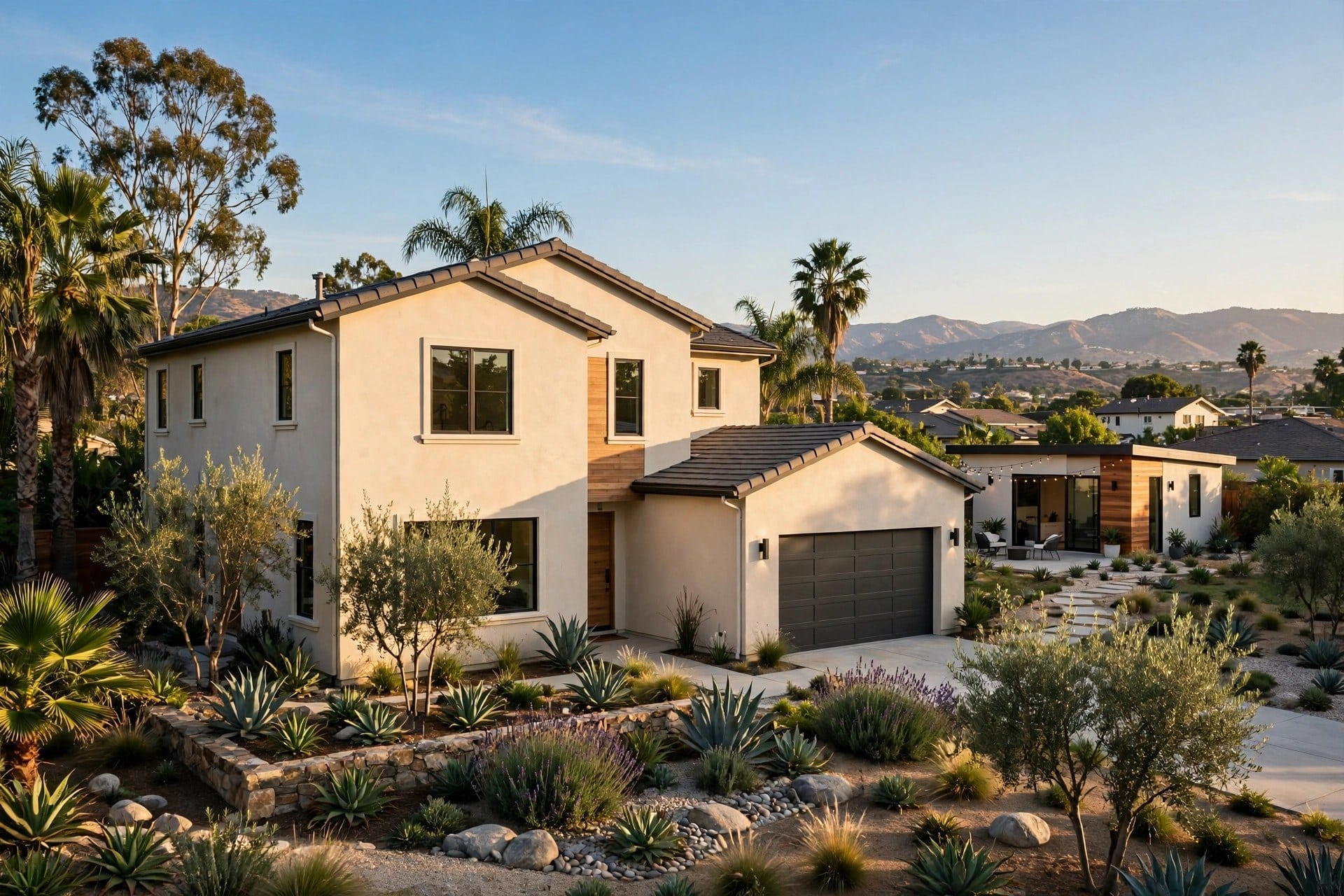 Detached backyard ADU built by an ADU contractor in Southern California