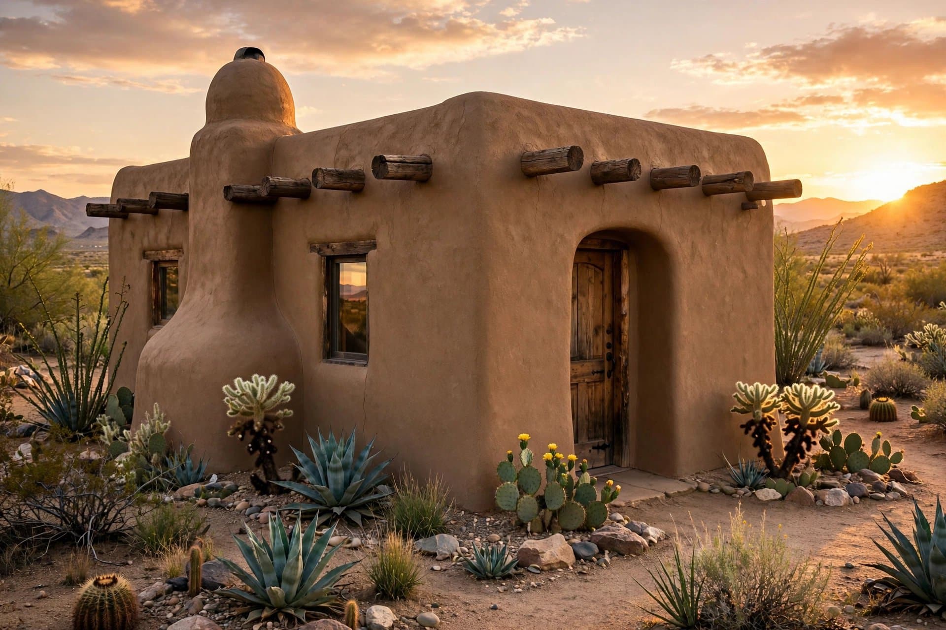 1 Bedroom — Spanish Colonial — Santa Ana pre-approved ADU plan