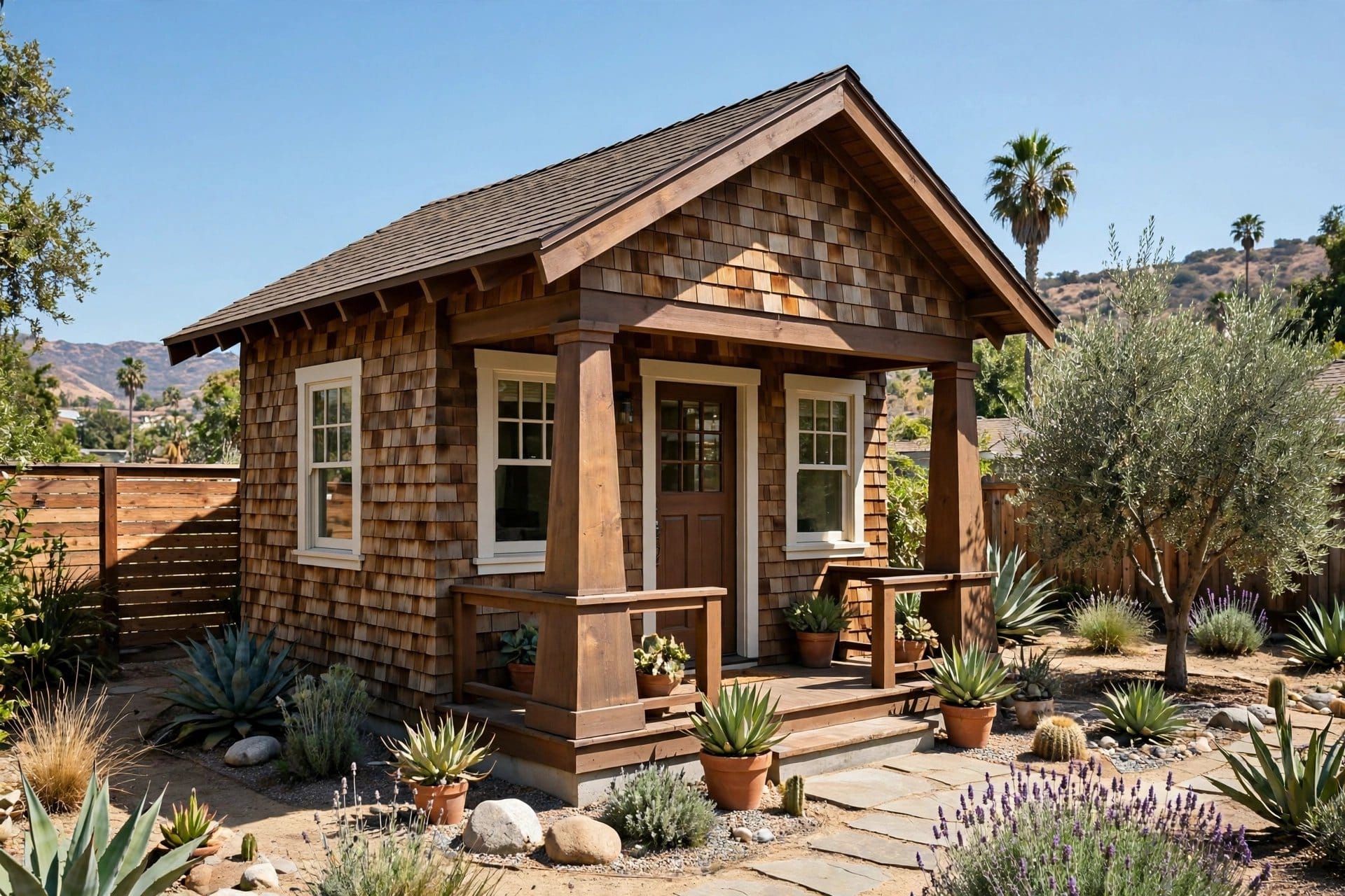 1 Bedroom — Craftsman — Santa Ana pre-approved ADU plan